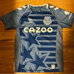 Boys authentic Hummel Everton soccer jersey